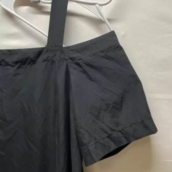 Calvin Klein Jeans Women's XL Crepe Cold Shoulder Blouse Black Lightweight EUC - Picture 3 of 7